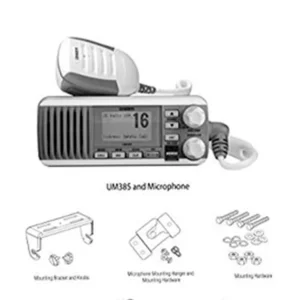 Rádio Maritimo Uniden Solara Um-385 Dsc Branco